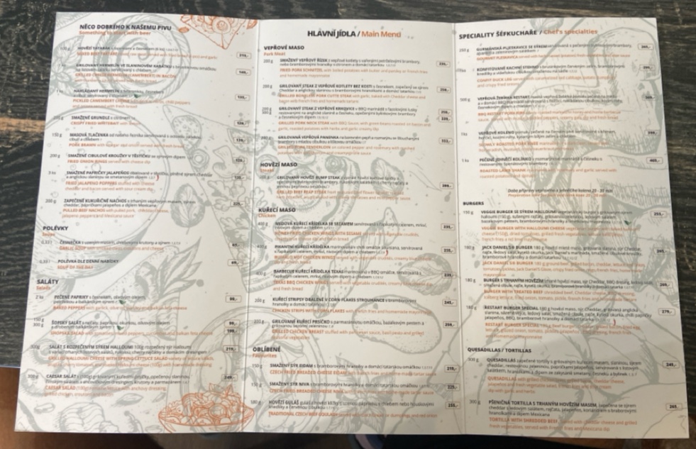Menu - Restart Pub photo 1