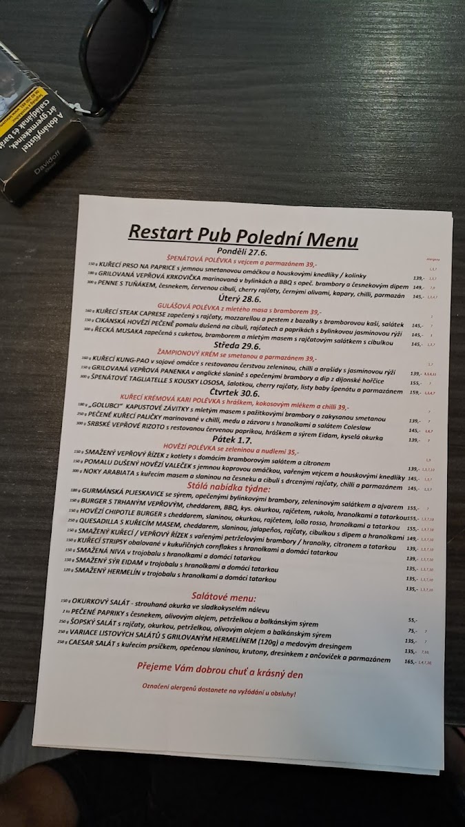 Menu - Restart Pub photo 9
